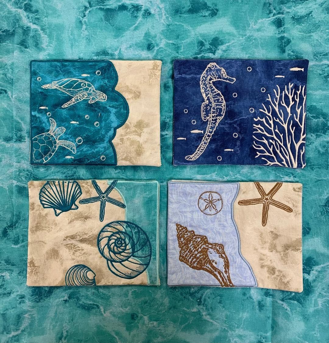 Laurie Kent Designs Coastal Mug Rugs Vol. 1 Machine Embroidery — image 2