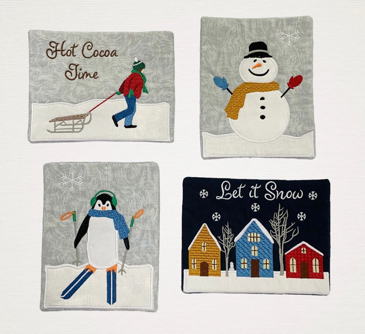 Laurie Kent Designs Winter Mug Rugs Vol. 3 Machine Embroidery — image 2