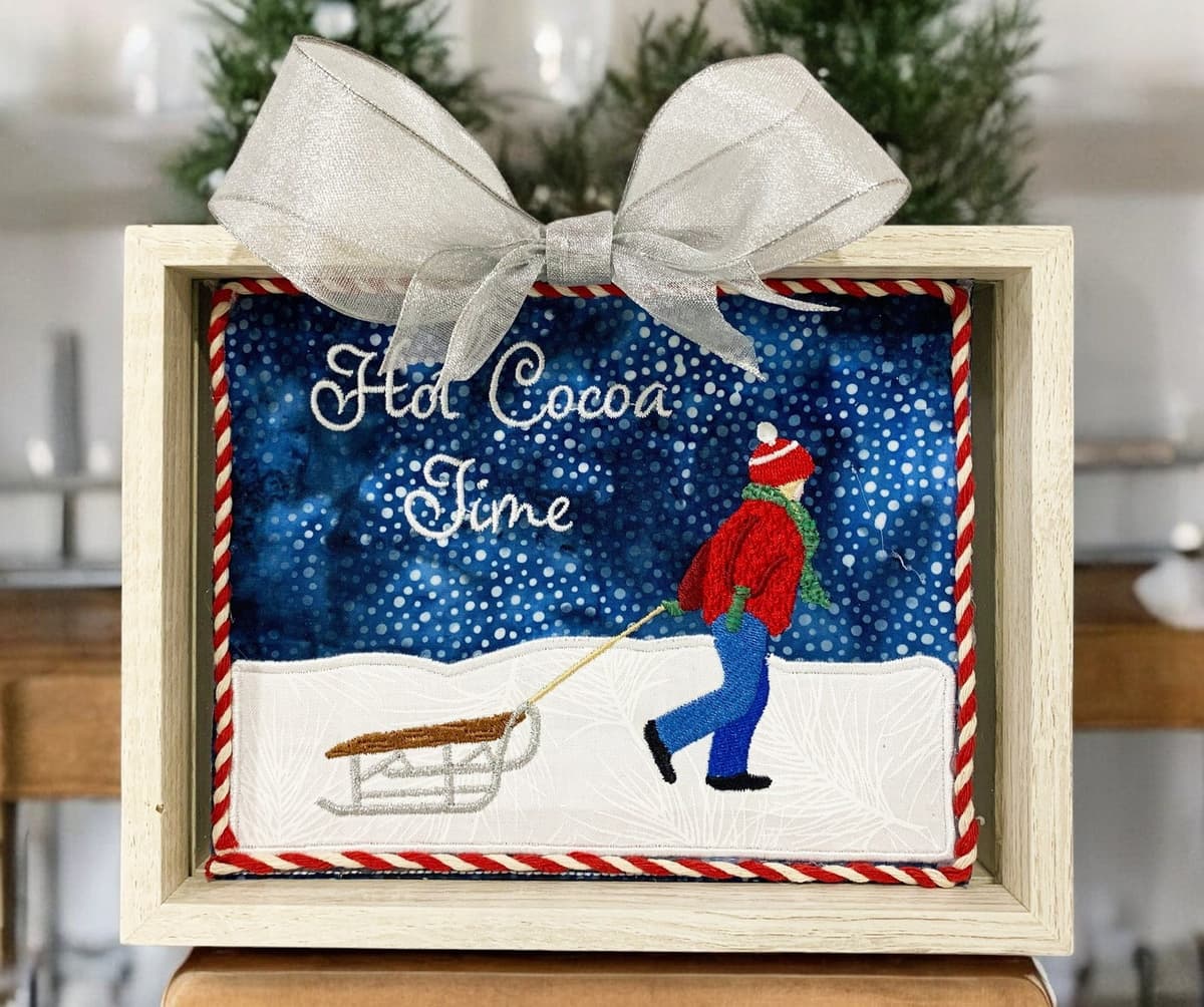 Laurie Kent Designs Winter Mug Rugs Vol. 3 Machine Embroidery — image 3