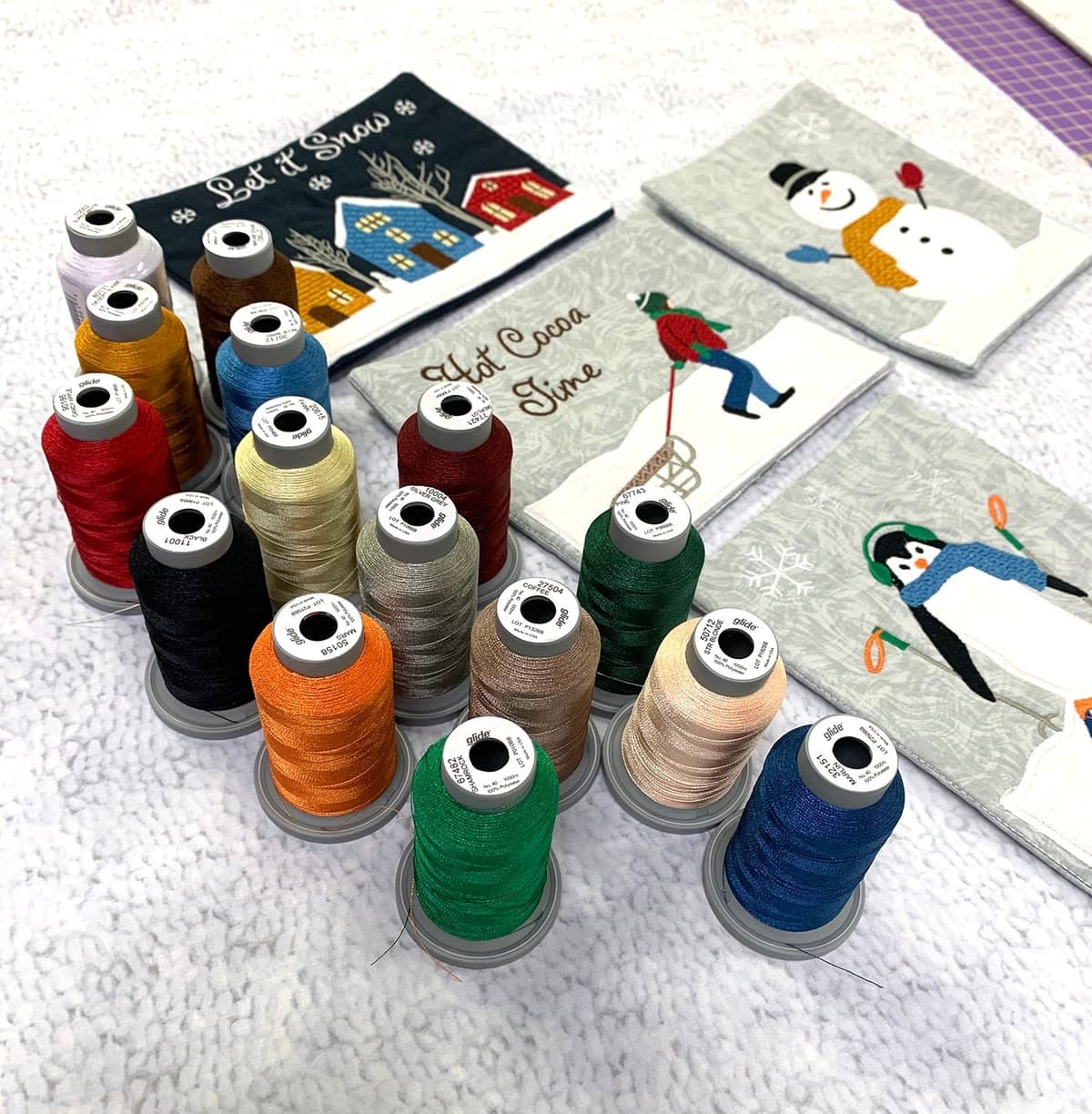 Laurie Kent Designs Winter Mug Rugs Vol. 3 Machine Embroidery — image 4