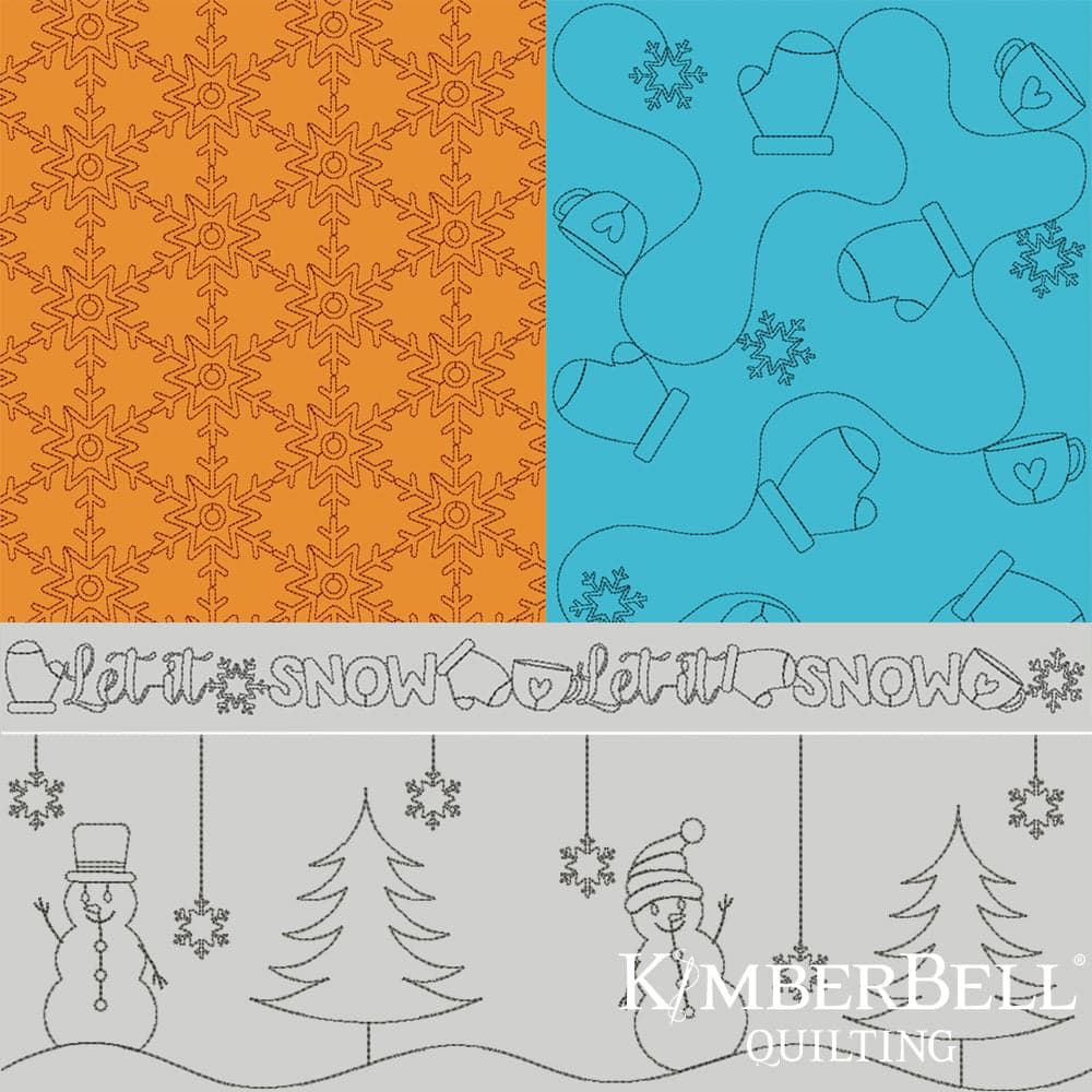 Let it Snow Quilting Bundle - Background Quilting
