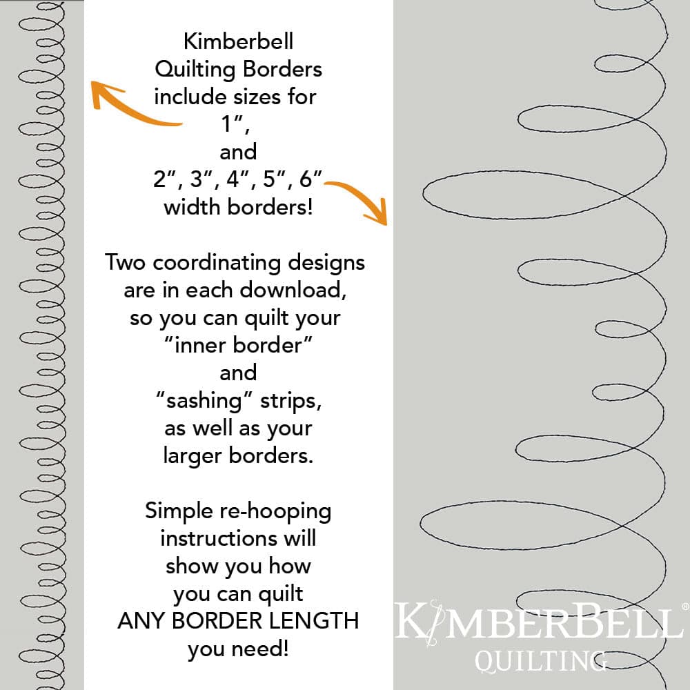 Loops Border 2 - Background Quilting