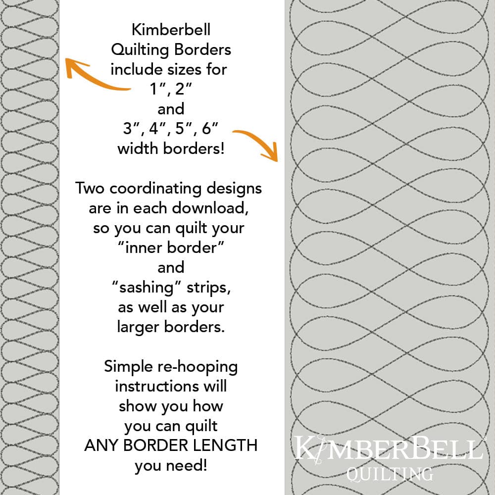 Loops Border 3 - Background Quilting