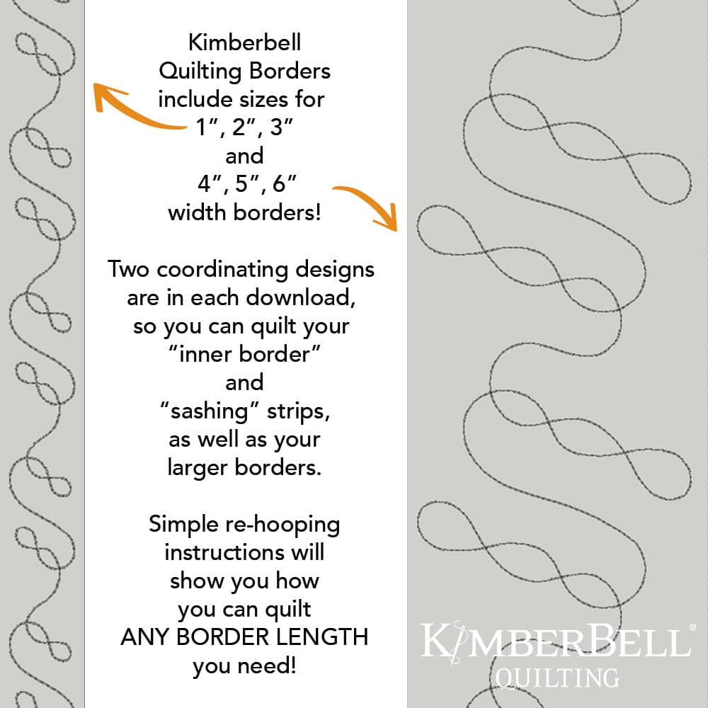 Loops Border 4 - Background Quilting