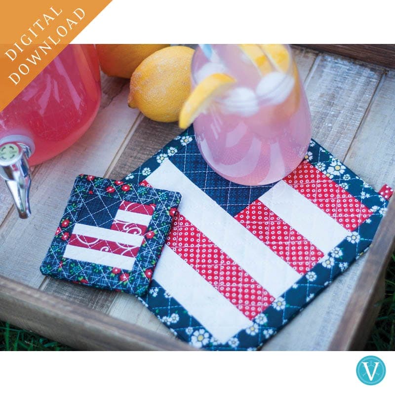 Machine Embroider by Number: American Flag
