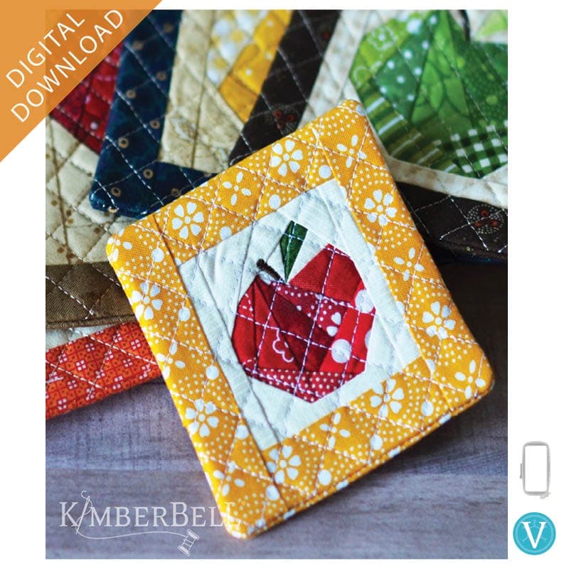Machine Embroider by Number: Apple