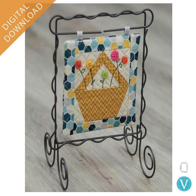 Machine Embroider by Number: Basket