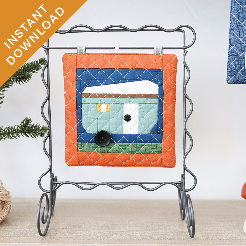Machine Embroider by Number: Camper