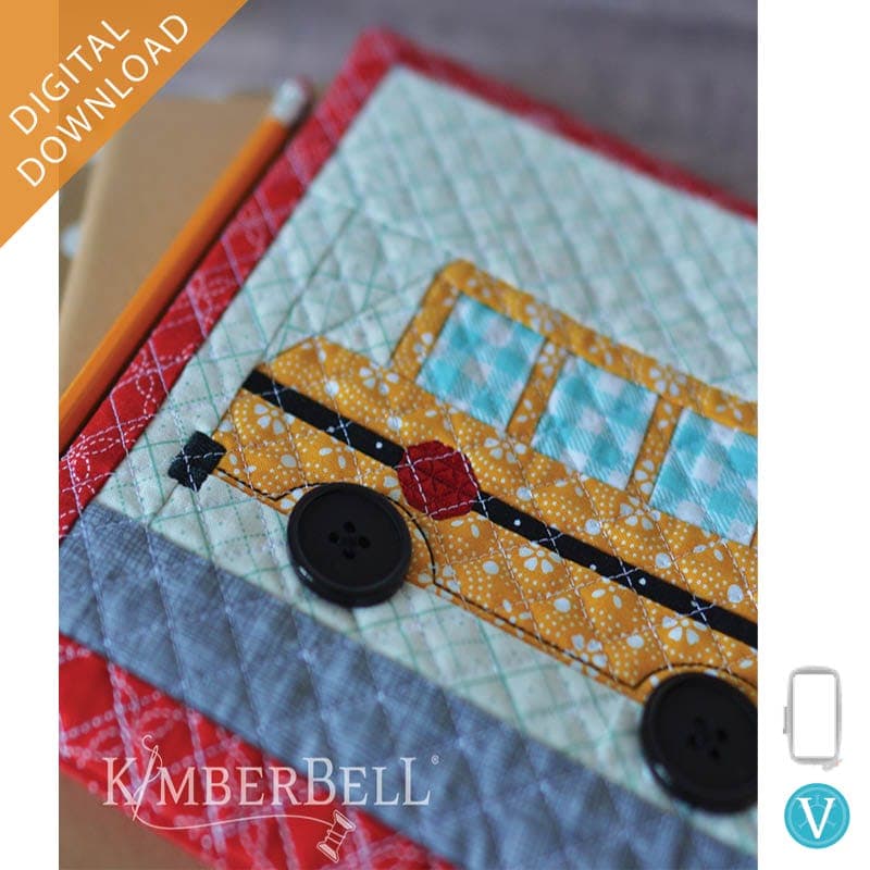 Machine Embroider by Number: School Bus