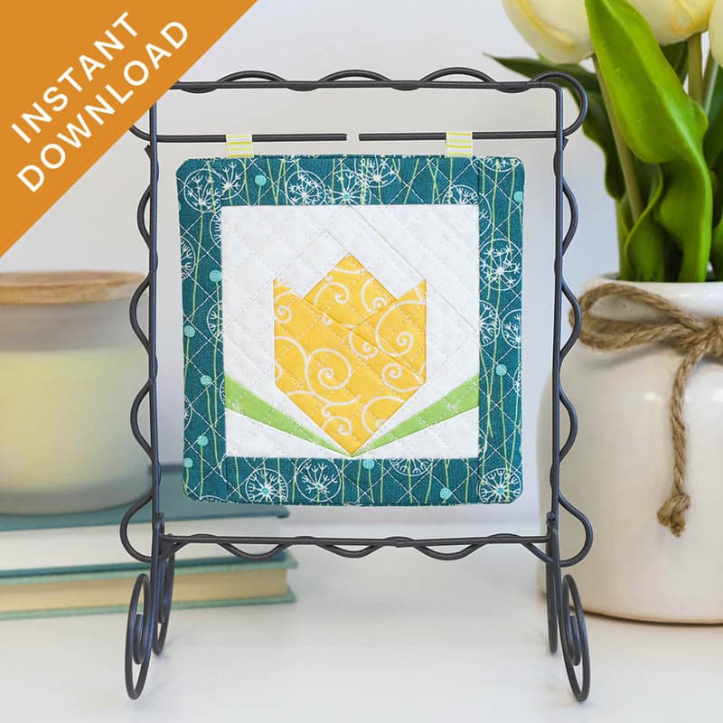 Machine Embroider by Number: Tulip