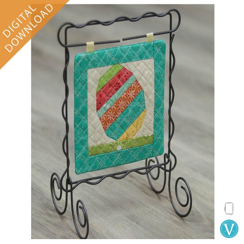 Machine Embroidery by Number: Egg