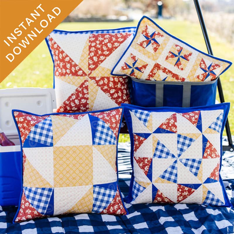 May 2023 Pinwheel Block