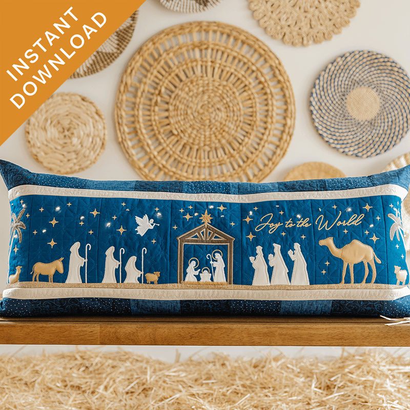 Nativity Bench Pillow