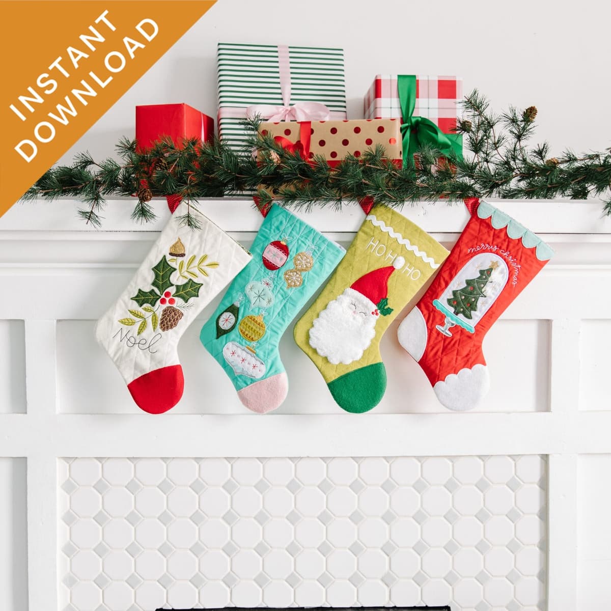 Noel's Quilted Stockings
