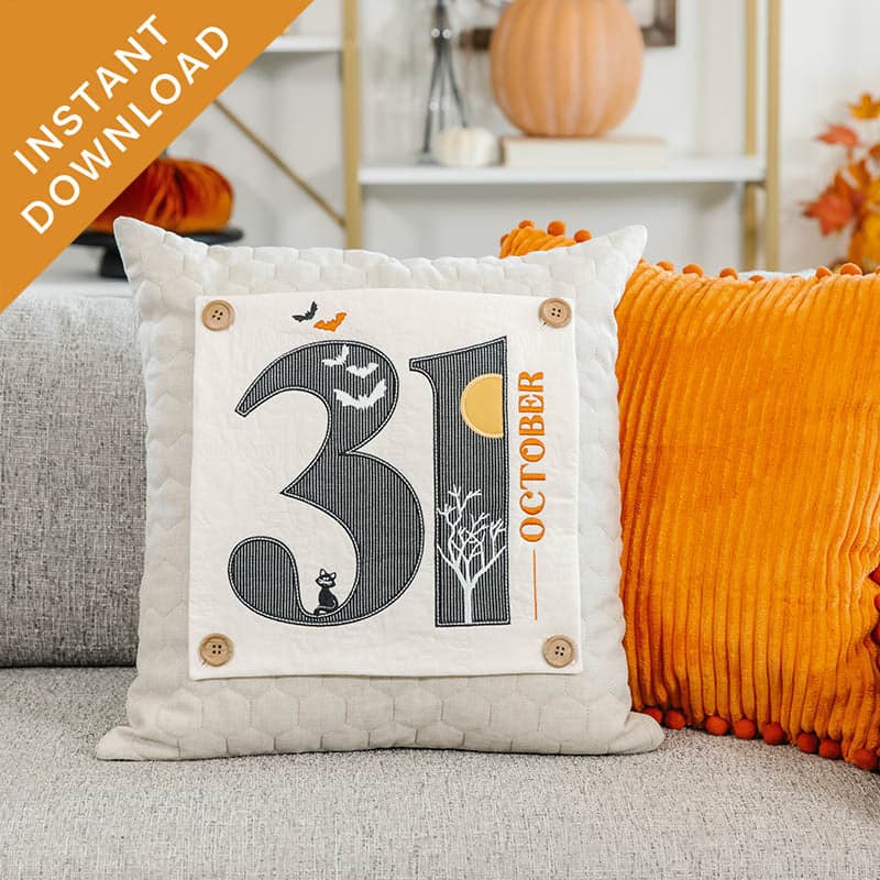 October 31st Pillow Panel