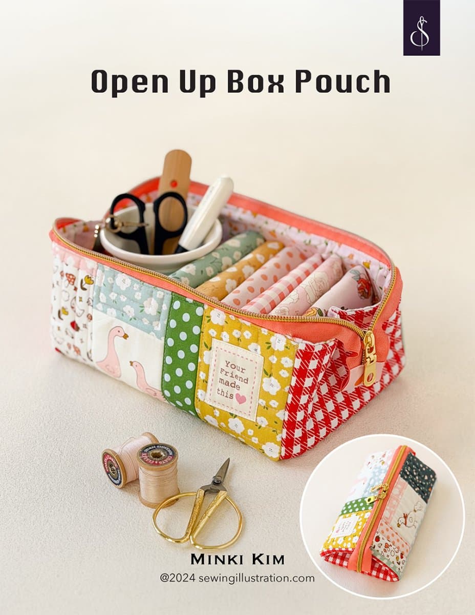 Open Up Box Pouch Pattern