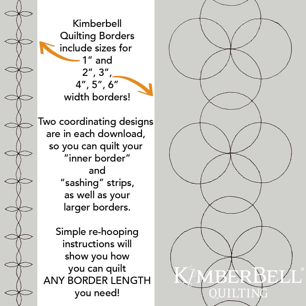 Orange Peel Border 1 - Background Quilting