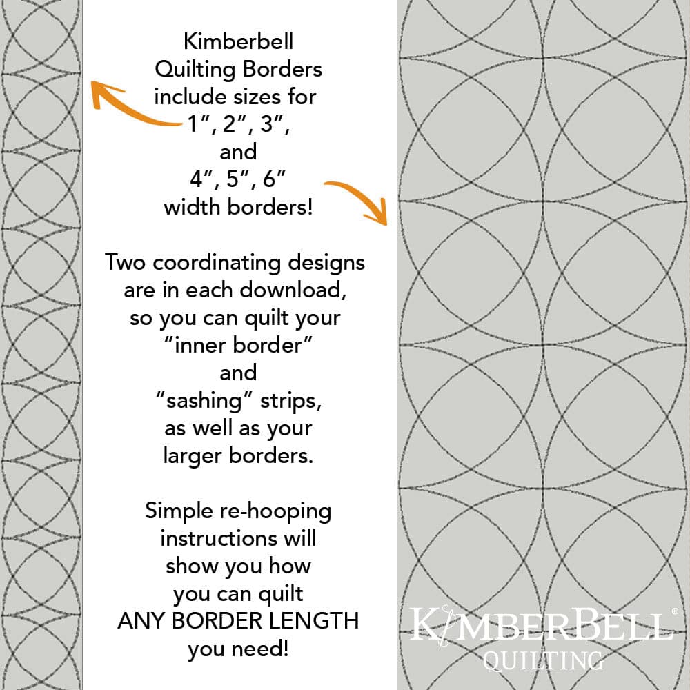 Orange Peel Border 2 - Background Quilting