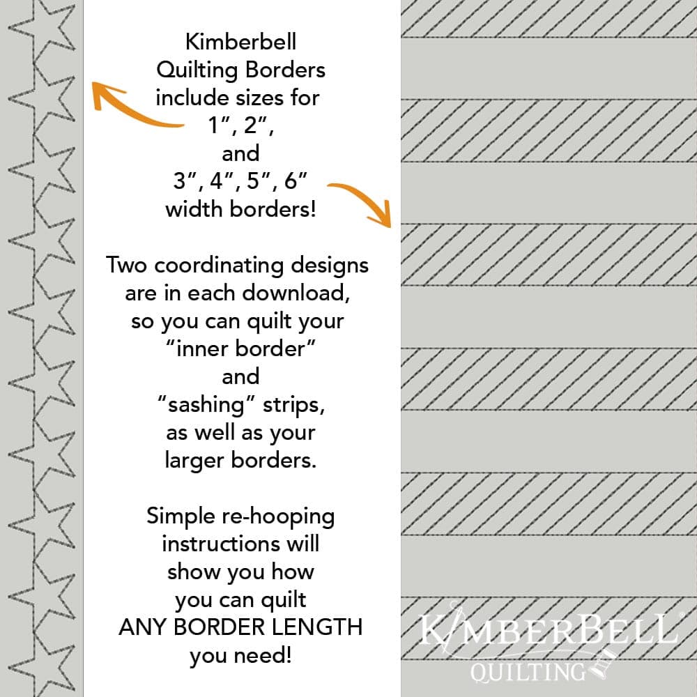 Patriotic Border 3 - Background Quilting