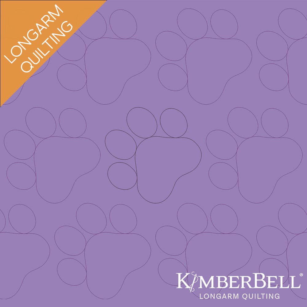 Paw Print Motif 2 - Longarm Quilting