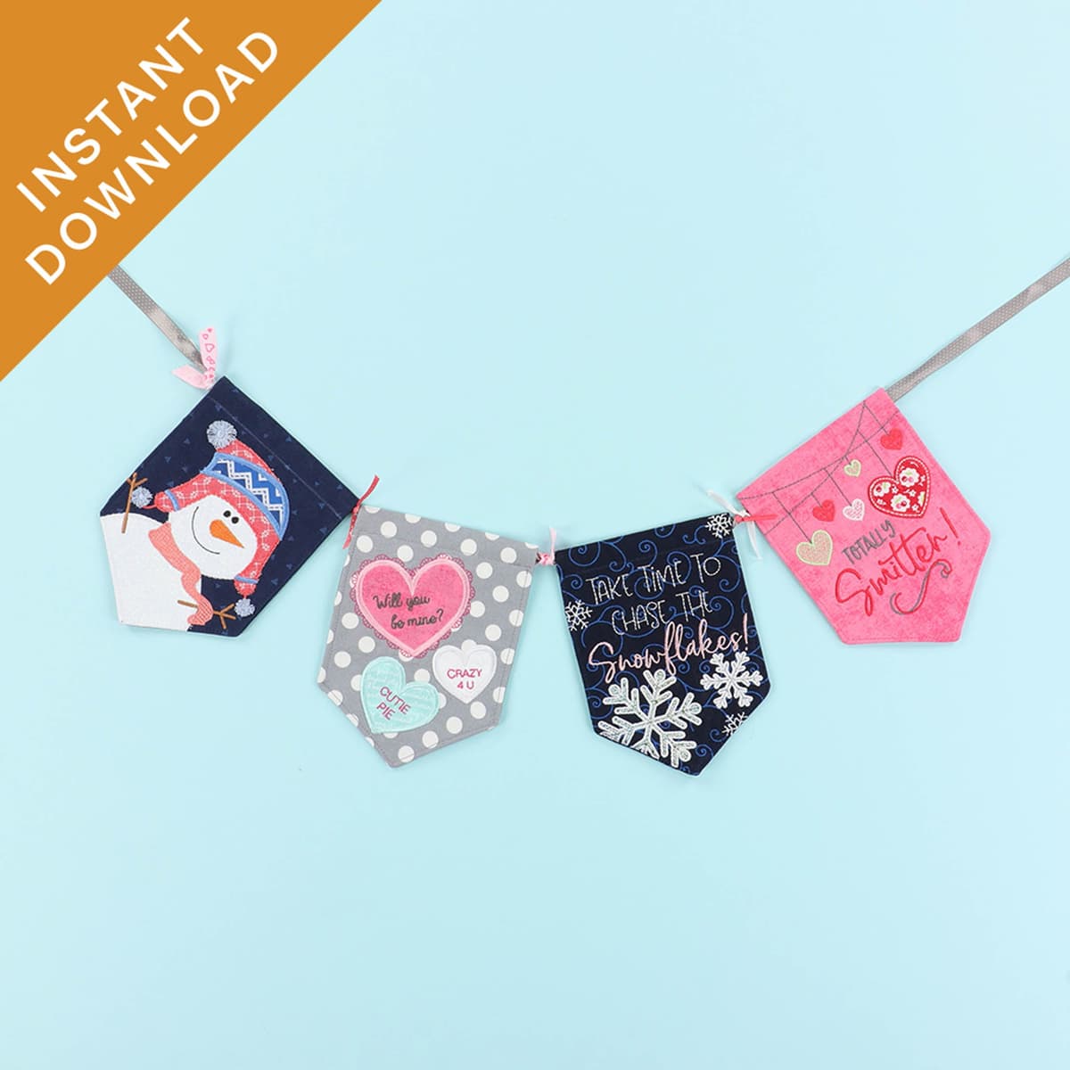 Pennants & Banners: Smitten with Snow