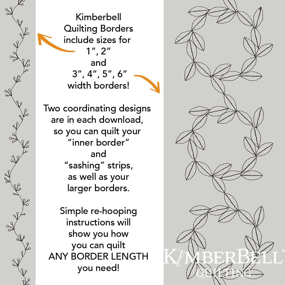 Plant Border 2 - Background Quilting