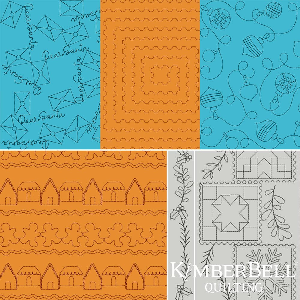 A Quilty Little Christmas Quilting Bundle - Background Quilting