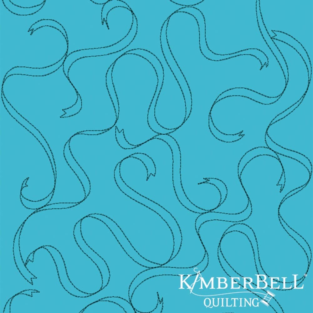 Ribbon 1 - Background Quilting