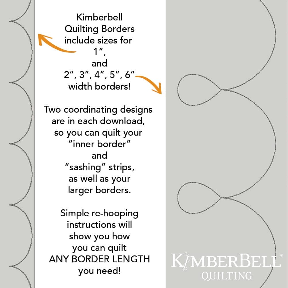 Scallop Border 1 - Background Quilting