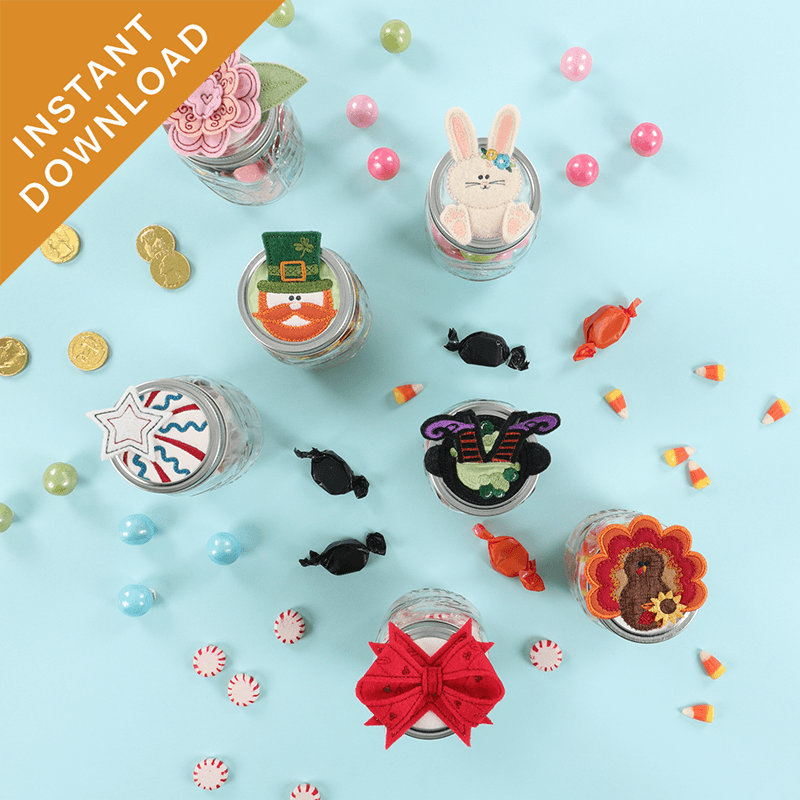 Seasonal Jar Toppers
