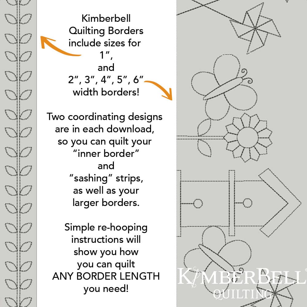 Spring Border 2 - Background Quilting