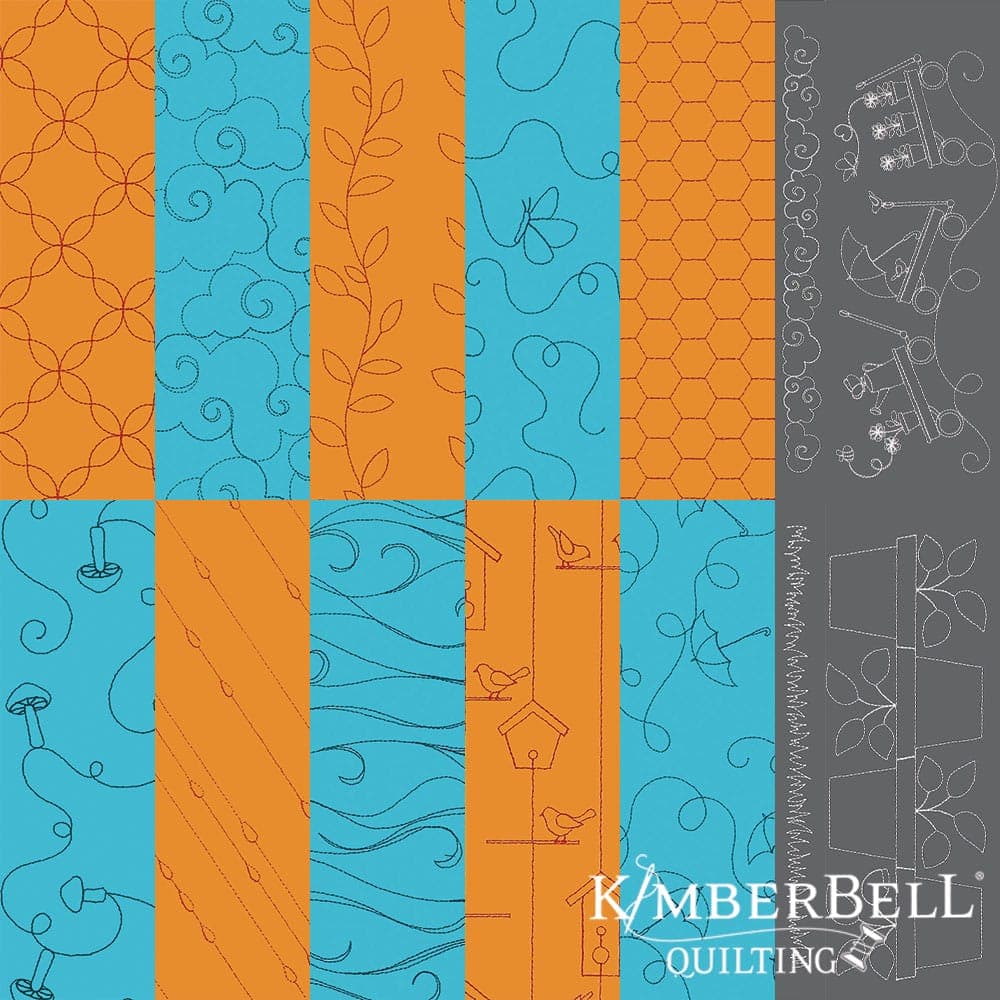 Spring Showers Quilting Bundle - Background Quilting