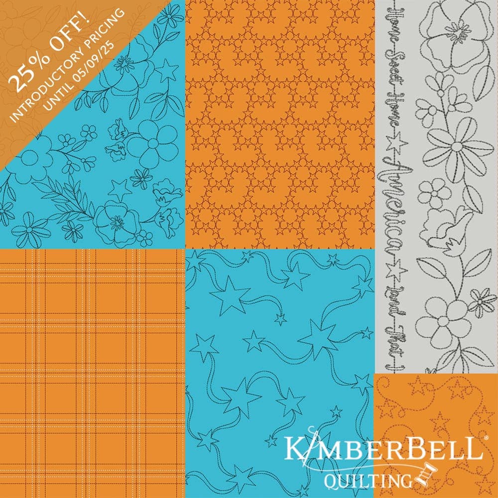 Star Spangled Beauty Quilting Bundle - Background Quilting
