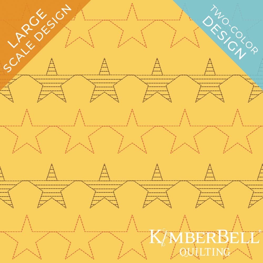 Stars 14 - Background Quilting
