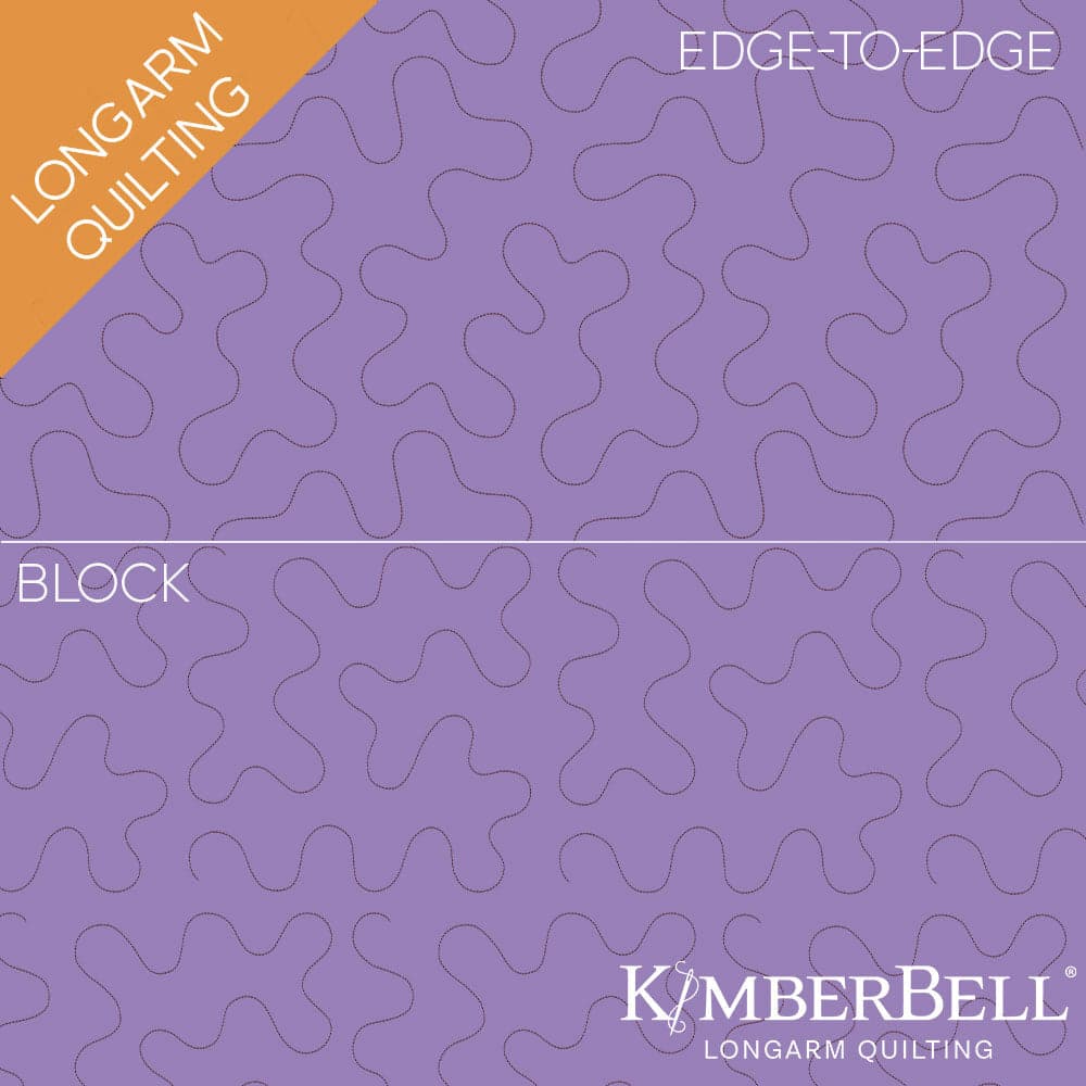 Stipple 1 Longarm Quilting Set (Edge-to-Edge + Block)