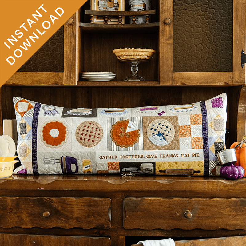 Sweet as Pie Bench Pillow