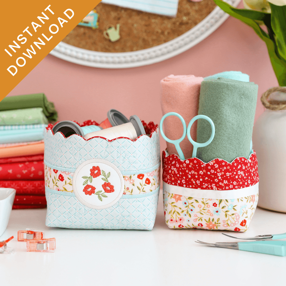 Sweet Scalloped Baskets