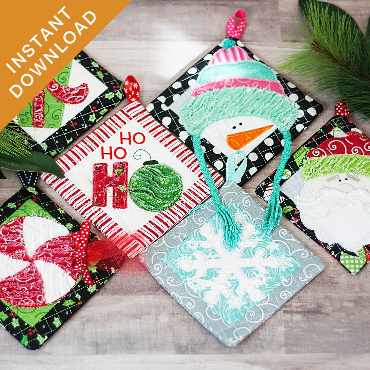That's Sew Chenille Christmas Hot Pads