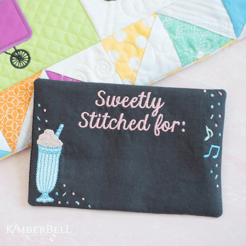 Two Scoops Quilt Label