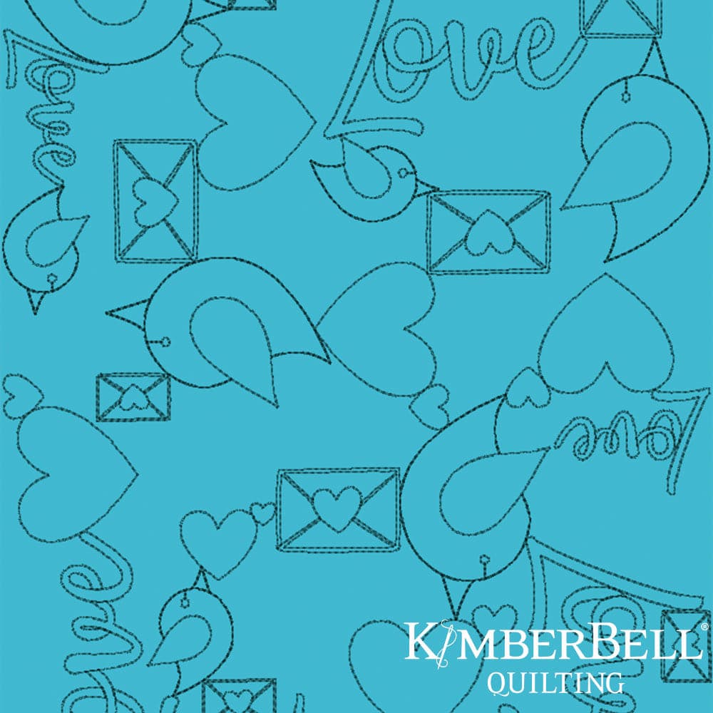 Valentine 2 - Background Quilting