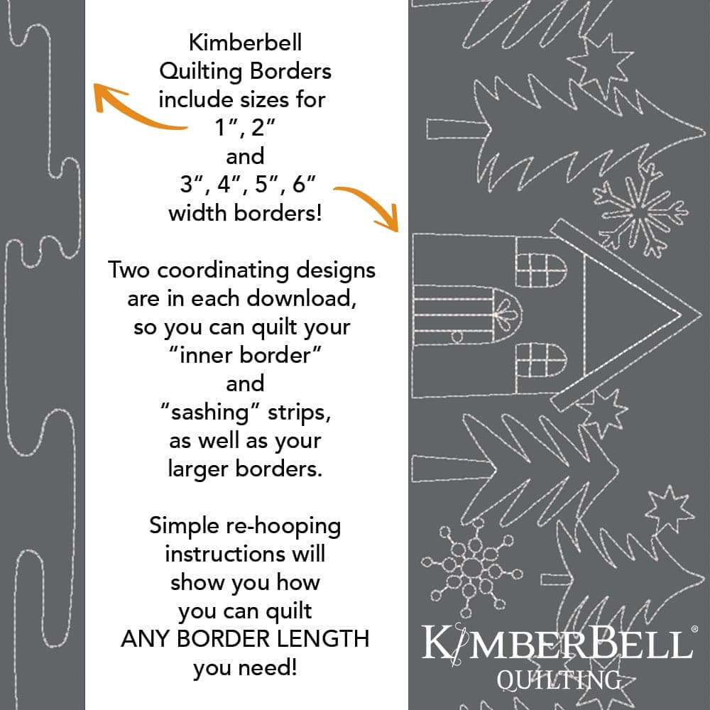Winter Border 1 - Background Quilting