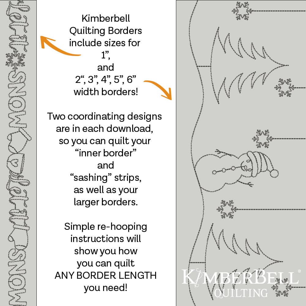 Winter Border 2 - Background Quilting