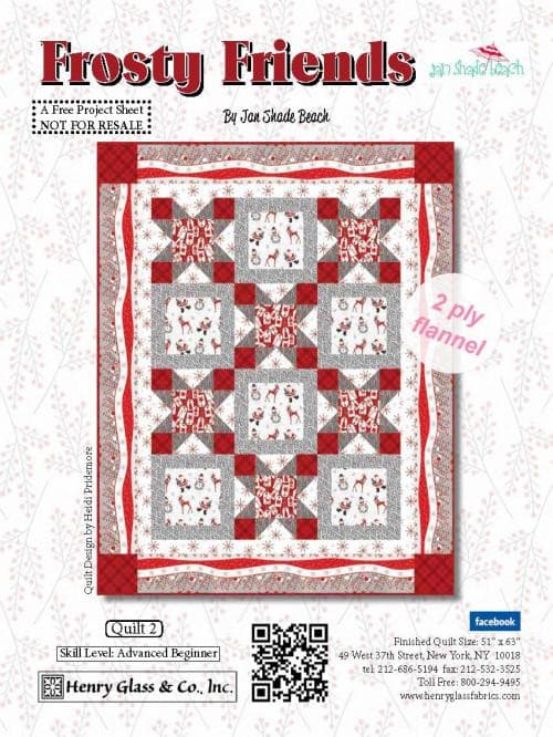 Frosty Friends 2-ply Flannel