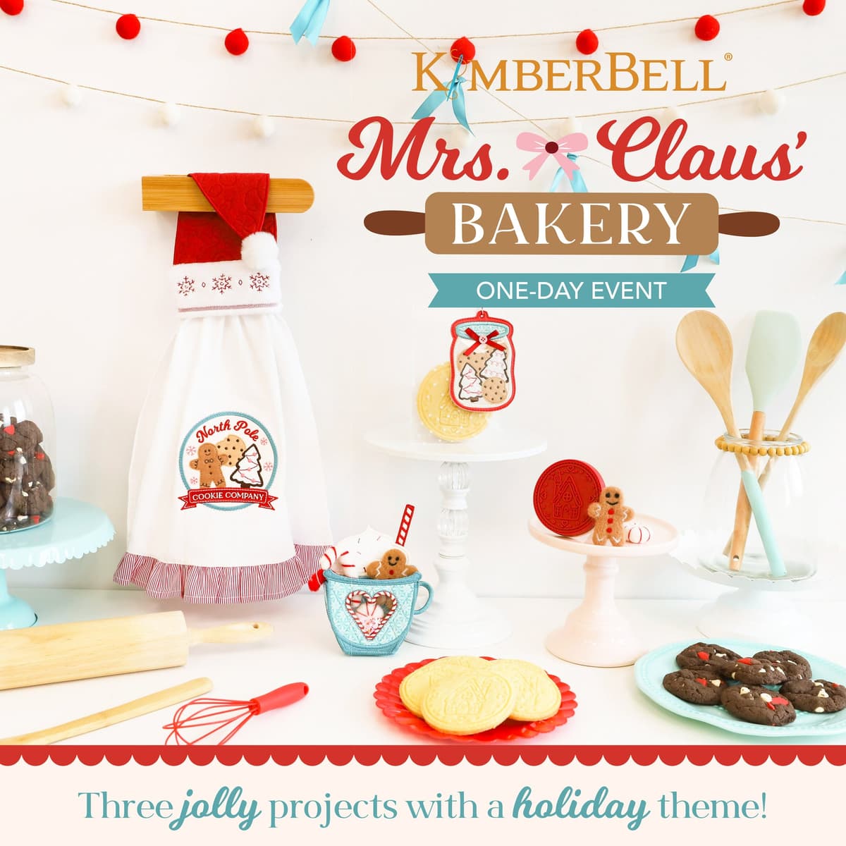 Kimberbell Mrs. Claus' Bakery Event Glide Thread Kit — image 2