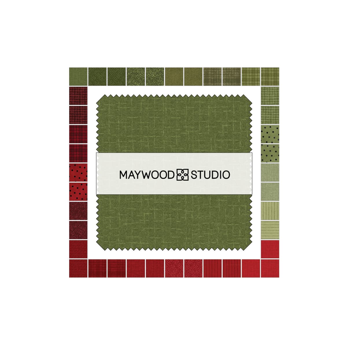 Maywood Studio Woolies Flannel Holiday Warmth 5in Charm Pack (42 pcs)