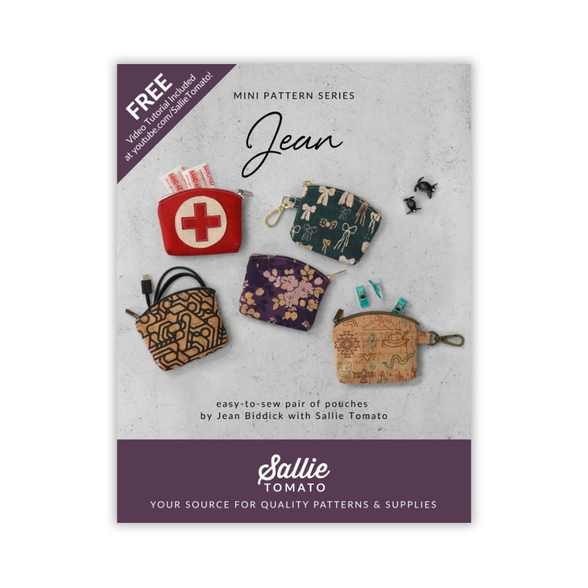 Sallie Tomato Jean Pouch Pattern