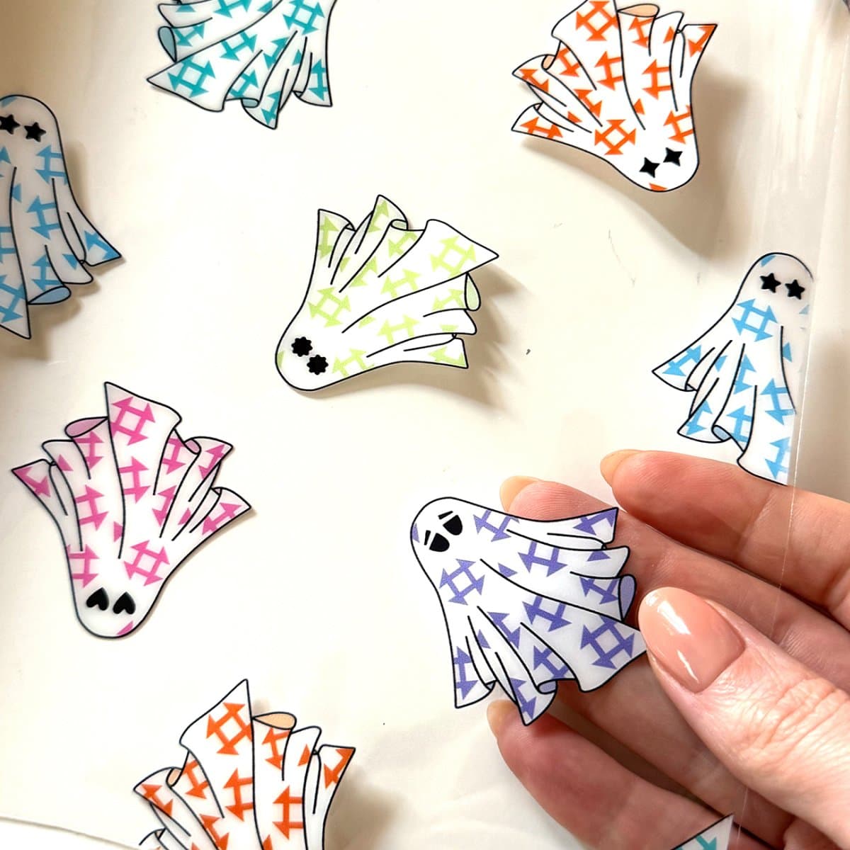 Sassafras Lane Quilty Ghosts Clear TPU Vinyl 12in x 53in