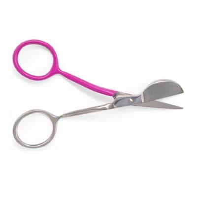 Tula Pink Cosmic Raspberry 4" Mini Duckbill Scissors — image 4