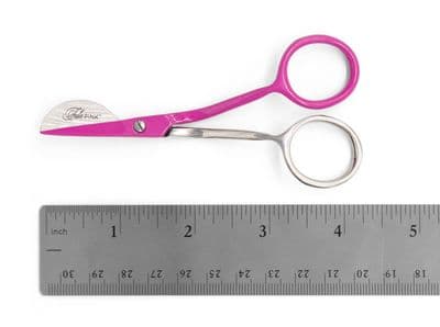 Tula Pink Cosmic Raspberry 4" Mini Duckbill Scissors — image 5