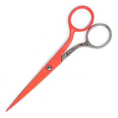 Tula Pink Cyber Coral 6" Straight Scissors — image 1